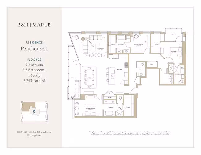 PH 1 2902 floor plan
